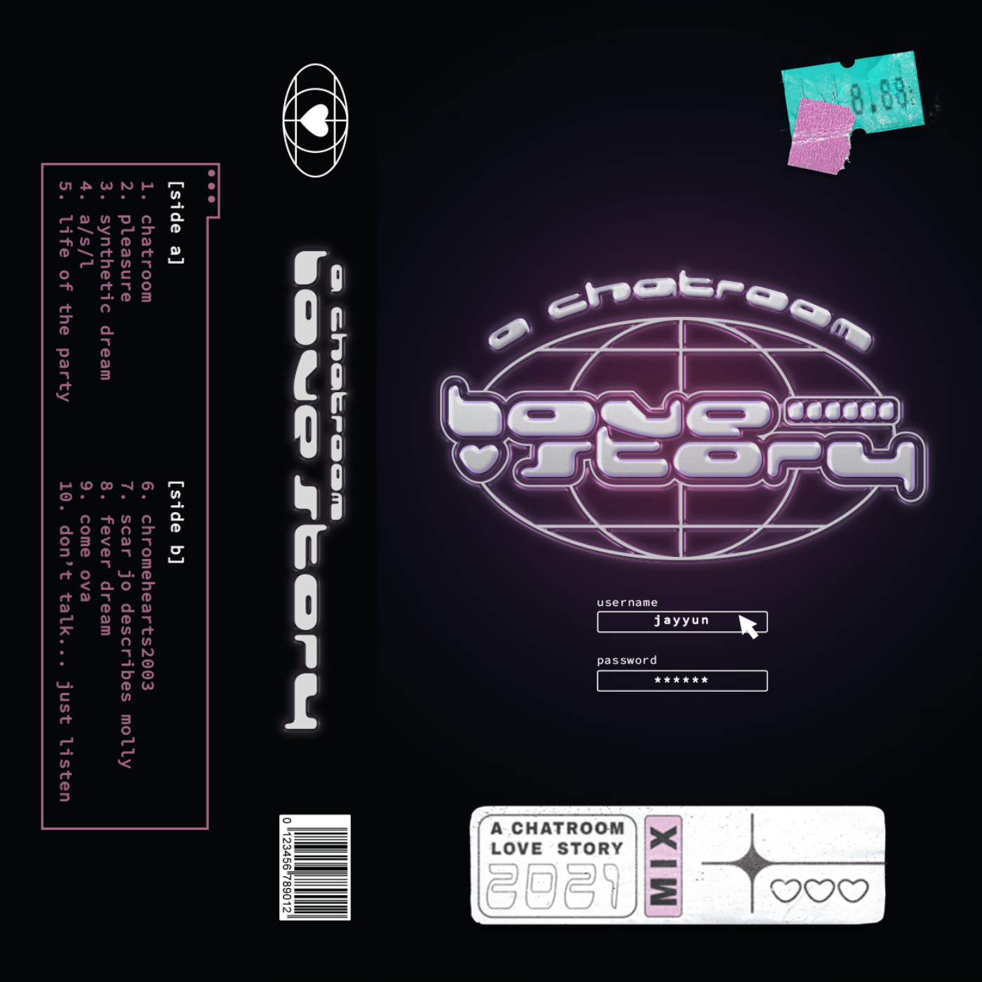 a chatroom love story artwork